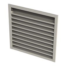 Grille de ventilation en inox - SERIES WLSS - Monodraught - carrée
