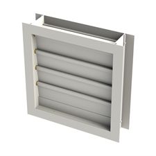 Grille de ventilation en aluminium - SERIES AL - Monodraught - carrée / acoustique