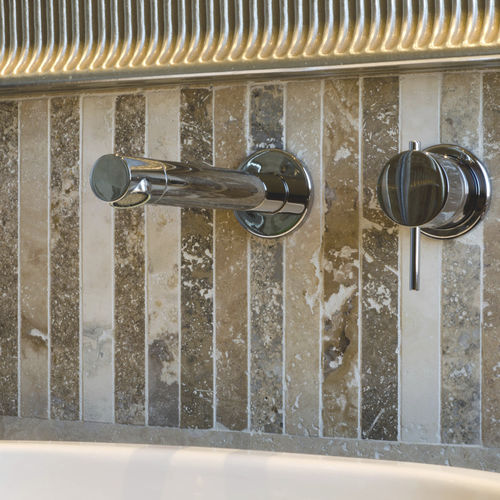 Mosaïque en travertin - PLANKS TUSCANY MIX - PIETRE DI RAPOLANO PDR SRL - texturée / de salle de bain / murale
