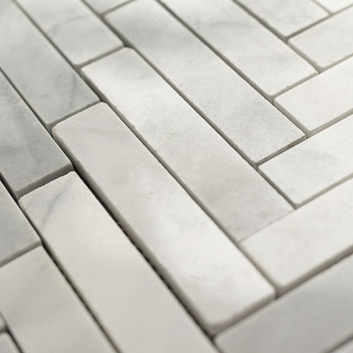 Mosaïque en marbre - SPINA GRANDE BIANCO T 14 x 3 x 1 - PIETRE DI RAPOLANO PDR SRL - brillante / de cuisine / de salle de bain
