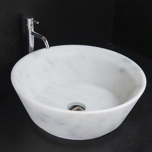 Vasque à poser - SIMPLE CARRARA T - PIETRE DI RAPOLANO PDR SRL - en marbre / finition mat / brillante