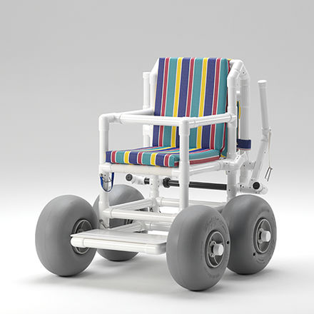Fauteuil médical en tissu - SM 700 FBS SBS - RCN Medizin- und Rehatechnik - sur roulettes / avec repose-jambes / manuel