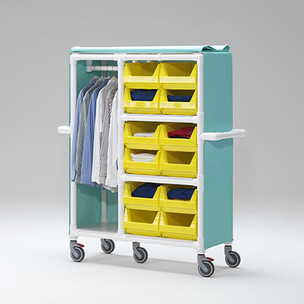 Chariot à linge - WB 312 - RCN Medizin- und Rehatechnik - professionnel / en plastique / en Textilene®