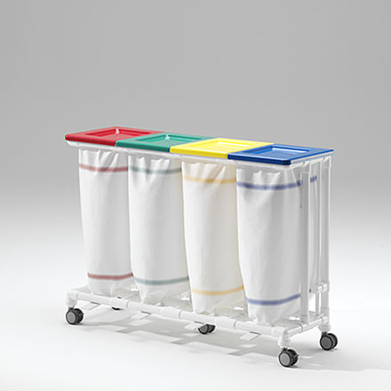 Chariot à linge - SLH 024 FP - RCN Medizin- und Rehatechnik - pour établissement de santé / en plastique