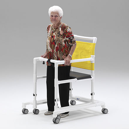 Fauteuil médical en tissu - GW 120 - RCN Medizin- und Rehatechnik - en plastique / sur roulettes / manuel