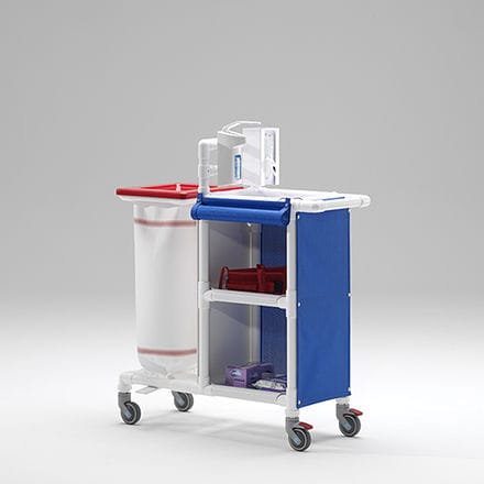 Chariot de soins - MC 231 S - RCN Medizin- und Rehatechnik - à linge / pour établissement de santé / en plastique