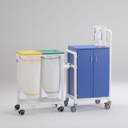 Chariot de soins - MPC 52 BASIC - RCN Medizin- und Rehatechnik - à linge / pour établissement de santé / en plastique