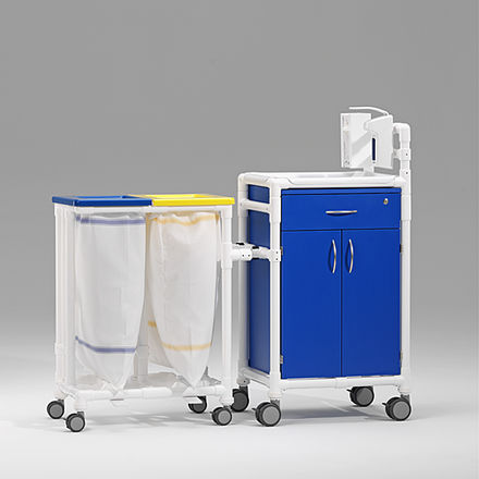 Chariot de soins - MPC 372 S - RCN Medizin- und Rehatechnik - à linge / poubelle / pour établissement de santé