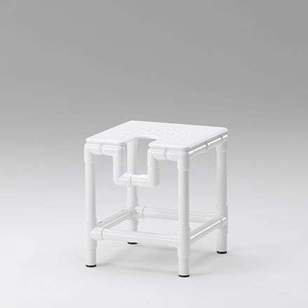 Tabouret de douche contemporain - DH 56 - RCN Medizin- und Rehatechnik - en plastique / avec piètement en plastique / 4 pieds