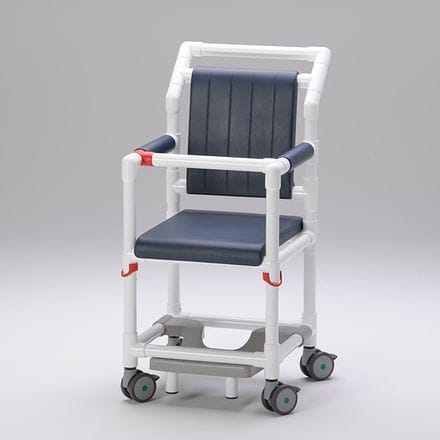 Fauteuil médical en plastique - TC 450 MRT - RCN Medizin- und Rehatechnik - sur roulettes / manuel / bleu