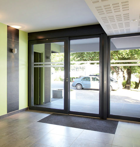Porte d'entrée - PortAdapte® - decayeux - en acier / télescopique / contemporaine