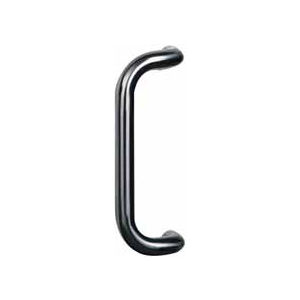 Poignée de tirage de porte - 4 coudes - decayeux - en inox brossé / contemporaine