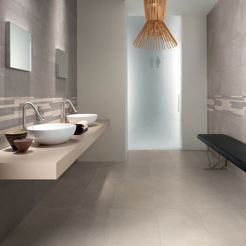 Carrelage en grès cérame - DOCKS - ABK - mat / finition naturelle / d'intérieur