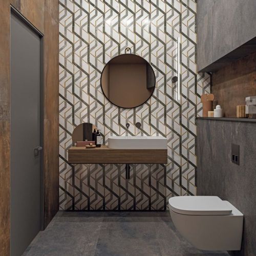 Carrelage en porcelaine - SENSI FANTASY - ABK - mat / d'intérieur / de salle de bain
