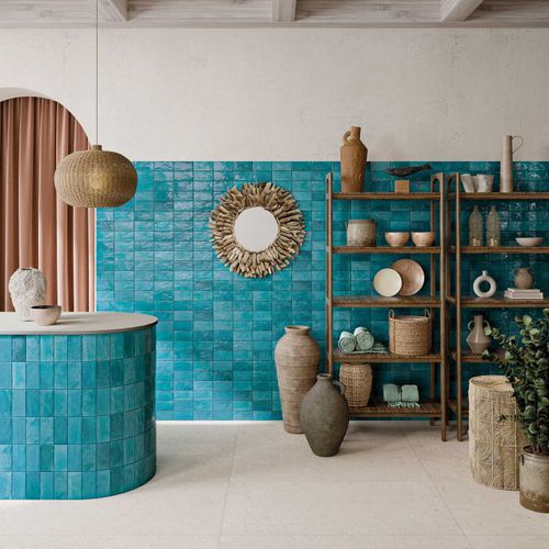 Carrelage en céramique - POETRY  - ABK - finition nacré / d'intérieur / de salle de bain