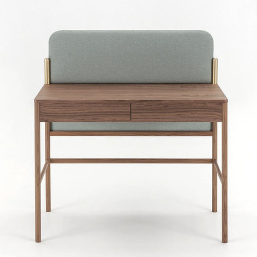 Coiffeuse contemporaine - Flag - Bolzan Srl-Società Benefit - en noyer / en tissu / Fabriquée en Italie