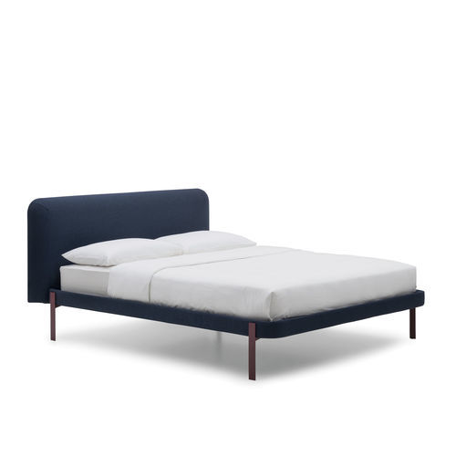 Lit double - Joy - Bolzan Srl-Società Benefit - contemporain / tapissé / avec tête de lit