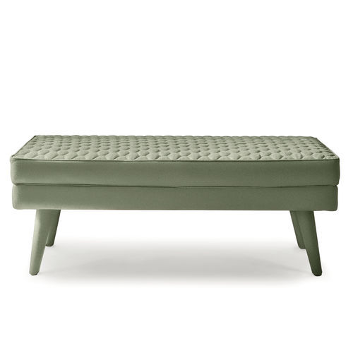 Bout de lit contemporain - Corolle - Bolzan Srl-Società Benefit - en tissu / en bois / résidentiel