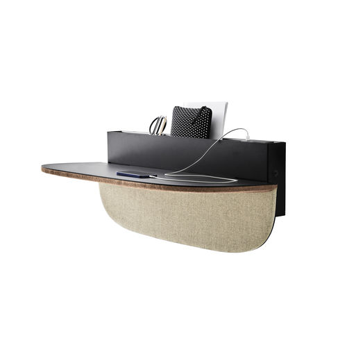Bureau mural - dune - Bolzan Srl-Società Benefit - contemporain / en métal / en tissu