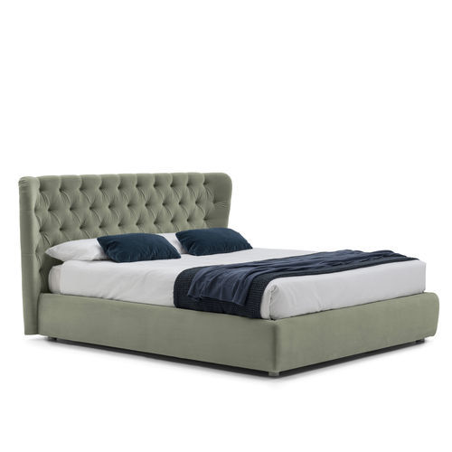 Lit double - selene - Bolzan Srl-Società Benefit - simple / contemporain / tapissé