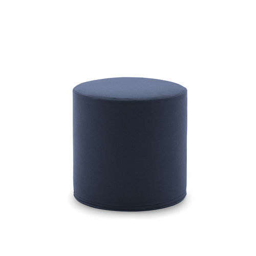 Pouf contemporain - Basic - Bolzan Srl-Società Benefit - en tissu / rond / carré