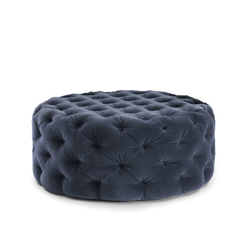 Ottoman chesterfield - Selene - Bolzan Srl-Società Benefit - en tissu / rond / Fabriqué en Italie