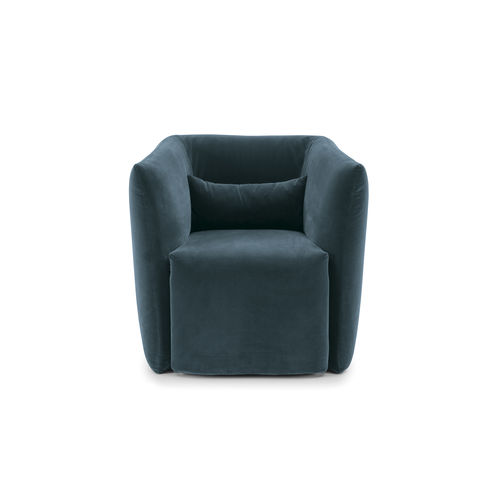 Fauteuil contemporain - Jill - Bolzan Srl-Società Benefit - en coton / en lin / en laine