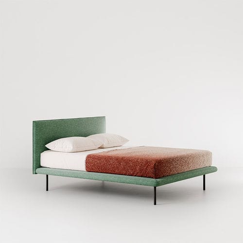 Lit double - EDEN  - Bolzan Srl-Società Benefit - contemporain / avec tête de lit / tapissé
