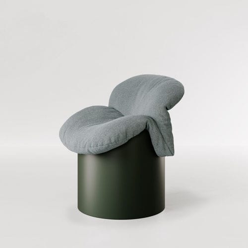 Chaise contemporaine - LOBO - Bolzan Srl-Società Benefit - d'intérieur / en tissu / avec piètement en bois