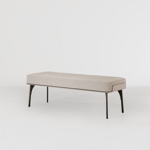 Banquette contemporaine - GABRI BENCH - Bolzan Srl-Società Benefit - en tissu / en cuir / tapissée