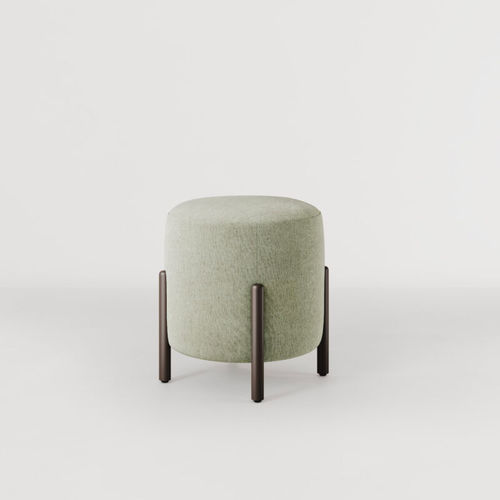 Pouf contemporain - FLAG STOCKABLE  - Bolzan Srl-Società Benefit - en bois / en tissu / rond