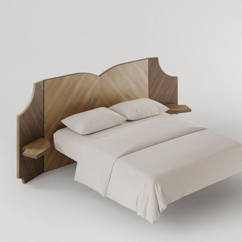 Tête de lit pour lit double - FIOCCO  - Bolzan Srl-Società Benefit - traditionnelle / en bois / marron
