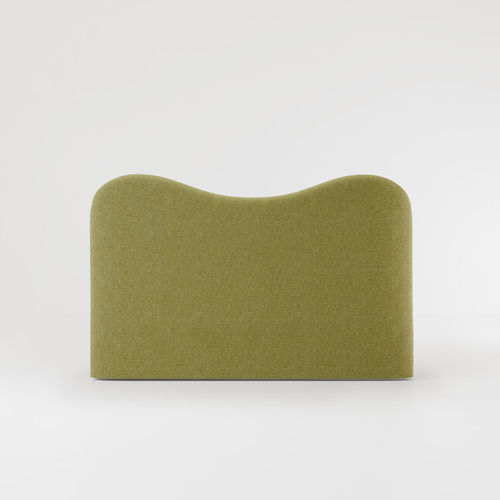 Tête de lit pour lit double - BRIGITTE - Bolzan Srl-Società Benefit - contemporaine / en tissu / verte