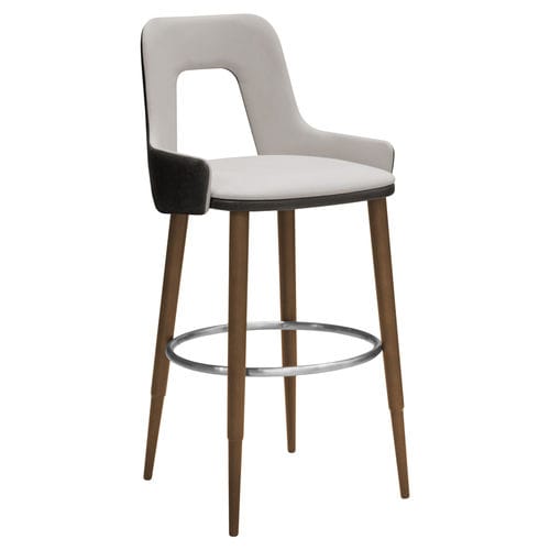 Chaise de bar contemporaine - MONTEREY BETA - CMcadeiras - d'intérieur / en tissu / en cuir