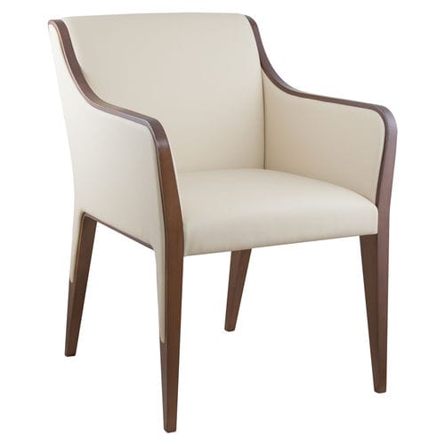 Chaise contemporaine - DOHA 2 - CMcadeiras - d'intérieur / en tissu / avec piètement en bois