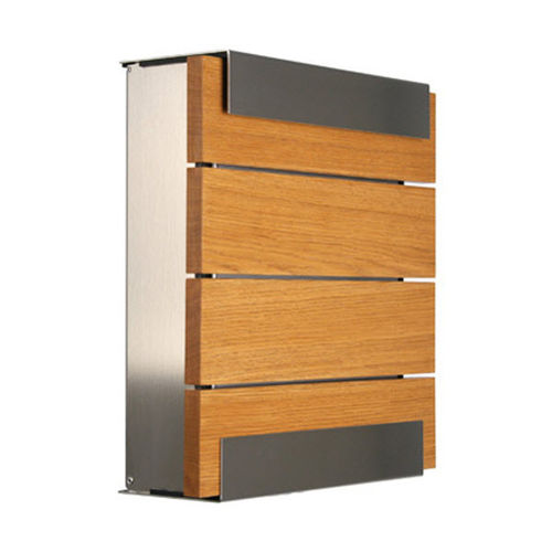 Boîte aux lettres murale - GLASNOST.WOOD.OAK - keilbach design and products - individuelle