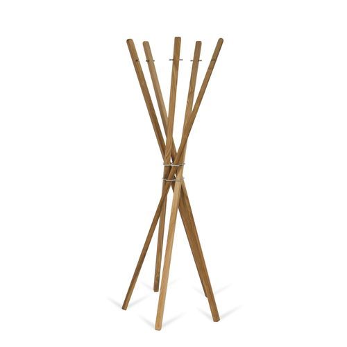 Porte-manteau sur pied - mary - keilbach design and products - design minimaliste / en frêne / professionnel