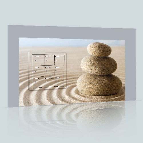 Boîte aux lettres murale - CONCEPT IMAGE NUMÉRISÉE 2 - VISOREX - encastrée / collective