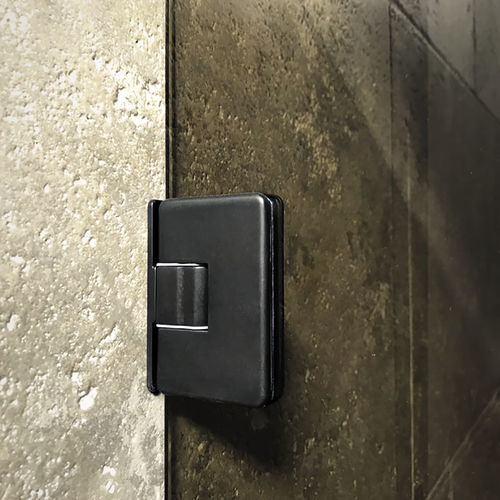 Charnière pour porte de douche - GFS Design - pour porte en verre / pour porte battante / en zamak
