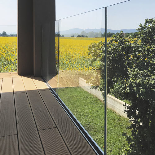 Profilé en aluminium extrudé - parapetti VISION - GFS Design - pour garde-corps / pour balcon / sur mesure