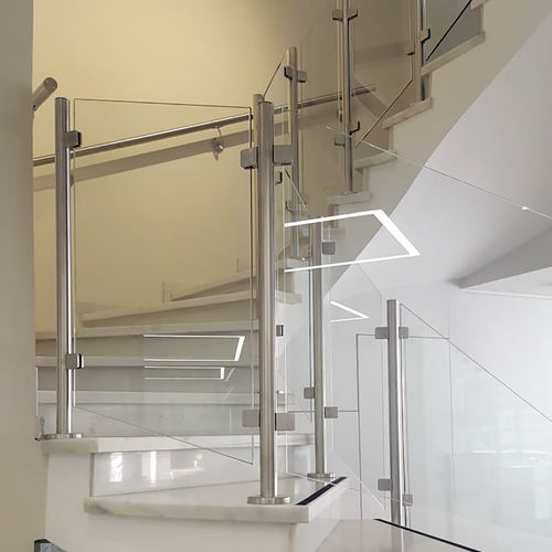 Système de fixation pour garde-corps - MONTANTI & CORRIMANO - GFS Design - en métal / pour intérieur / pour extérieur