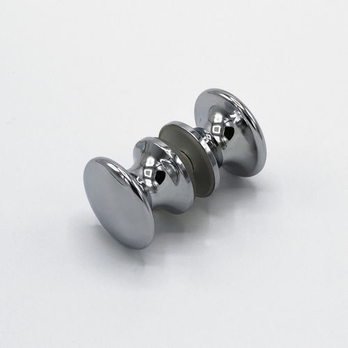Bouton de porte contemporain - Pomoli - GFS Design - en acier inoxydable / pour porte en verre
