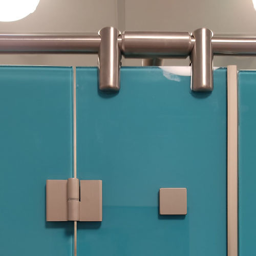 Cabine sanitaire en verre trempé - Catalogs - GFS Design - en acier inox / pour douche