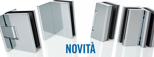 Charnière hydraulique - HYDRA PRO - GFS Design - pour porte en verre / pour porte battante / en métal