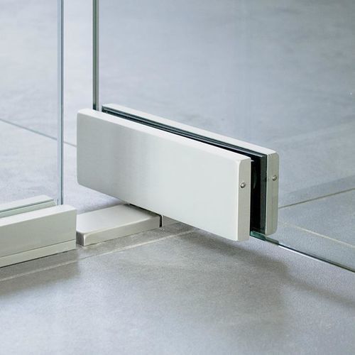 Charnière pour porte en verre - HYDRA Pro - GFS Italian Innovative Glass Fixing - pour porte battante / en aluminium anodisé / hydraulique