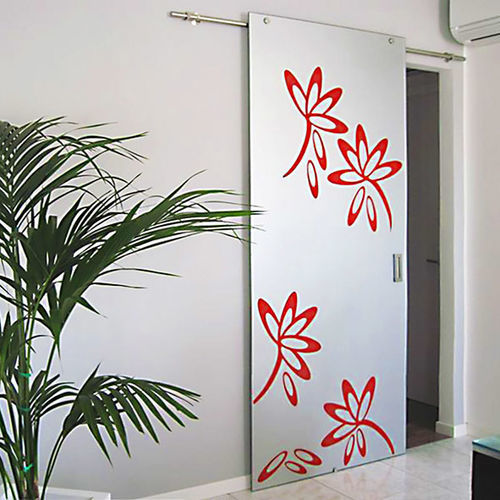 Système coulissant en acier inoxydable - ROUND 25  - GFS Italian Innovative Glass Fixing - pour porte en verre / mural / résidentiel