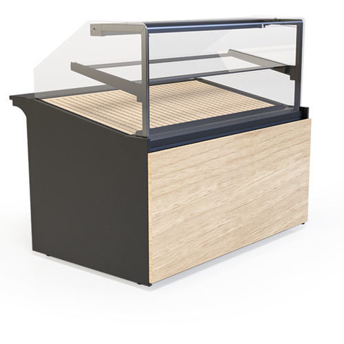 Vitrine moderne - PASTELLA NEUTRAL BAKE - IGLOO - sur plan / en verre / en bois