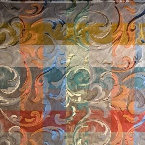Tissu d'ameublement - BABYLON 3294  - Decobel srl - à motif / en lin / en soie