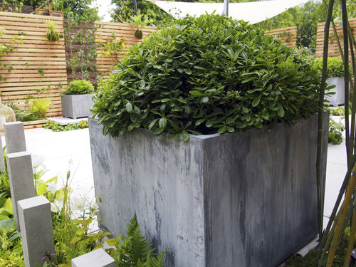 Jardinière en zinc - SUR PIED - Tonton Zingueur - rectangulaire / carrée / sur mesure