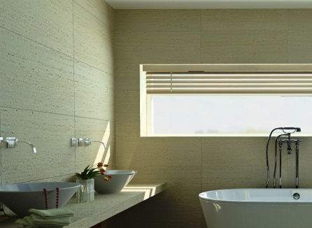 Placage en pierre - TRAVERTINE - X STONE - flexible / finition travertin
